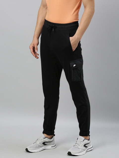 

Nike Men Black Solid AS M NSW ME PANT LTWT MIX Straight Fit Joggers