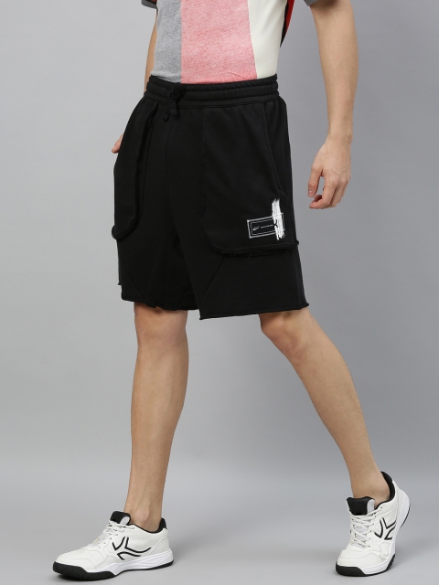 

Nike Men Black Solid Regular Fit Basketball Shorts