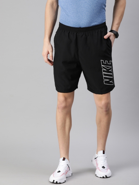 

Nike Men Black Solid Regular Fit ACDMY Dri-FIT Football Shorts