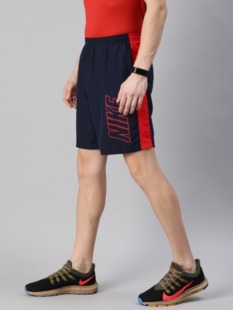 

Nike Men Navy Blue Solid Regular Fit ACDMY Dri-FIT Football Shorts