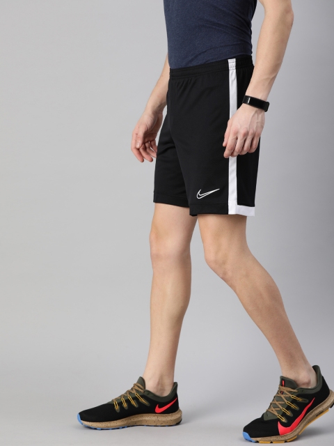 

Nike Men Black Solid Regular Fit ACDMY Dri-FIT Football Shorts