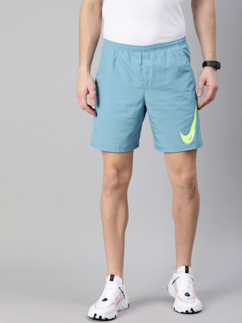 

Nike Men Blue Solid Standard Fit 7IN WR BF PO Running Sports Shorts