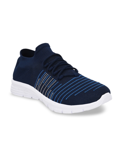 

Trendigo Men Blue Mesh Walking Shoes