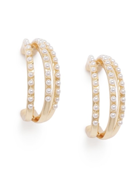 

Accessorize Gold-Toned Circular Half Hoop Earrings