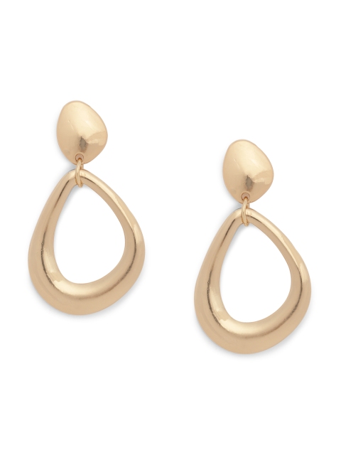 

Accessorize Gold-Toned Oval Drop Earrings