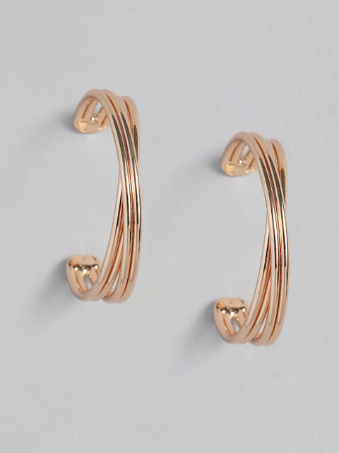 

Accessorize Gold-Toned Classic Half Hoop Earrings