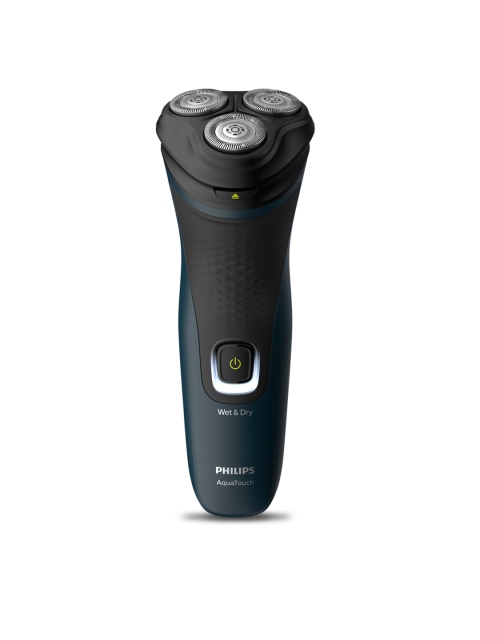 Men S1121/45 3D Pivot & Flex Heads Wet or Dry Electric Shaver - Navy & Black