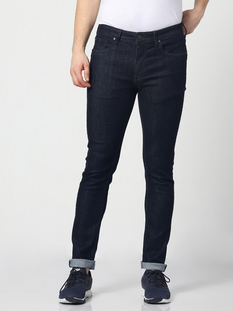 

Jack & Jones Men Blue Ben Skinny Fit Low-Rise Clean Look Stretchable Jeans