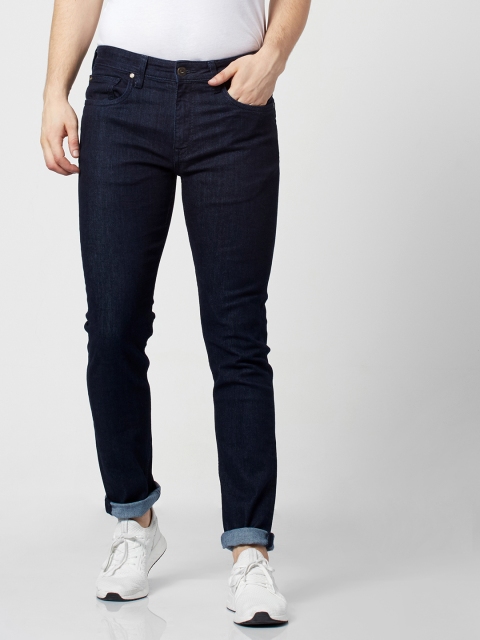 

Jack & Jones Men Blue Glenn Slim Fit Low-Rise Clean Look Stretchable Jeans