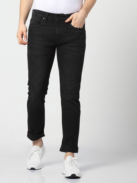 

Jack & Jones Men Black Glenn Slim Fit Low-Rise Clean Look Stretchable Jeans