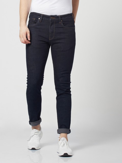 

Jack & Jones Men Blue Glenn Slim Fit Low-Rise Clean Look Stretchable Jeans