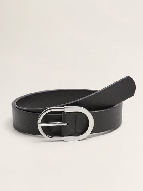 

MANGO Women Black Solid Belt
