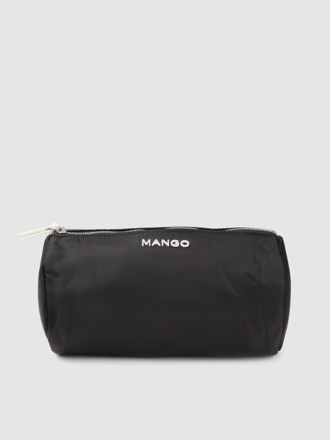 

MANGO Women Black Solid Cosmetic Pouch