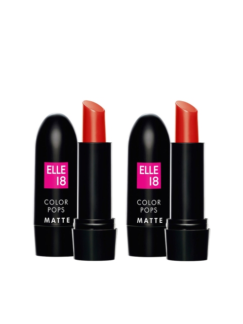 

Elle 18 Set of 2 Rockstar Red R32 Matte Lip Color (4.3 g each)