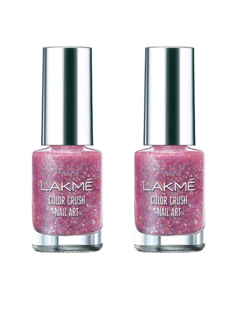 

Lakme Set of 2 Color Crush S5 Nail Art, Pink