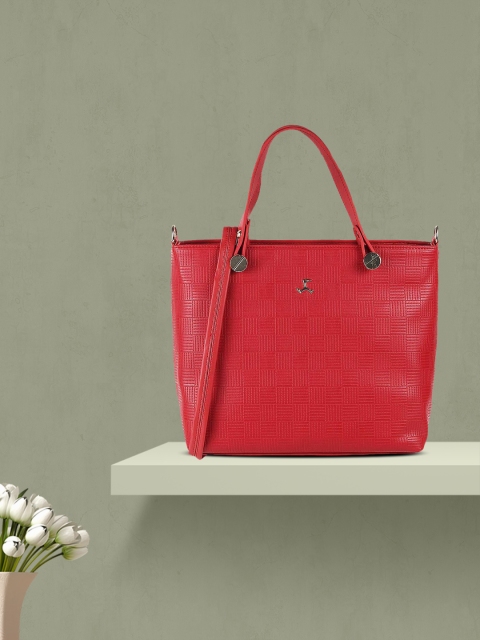 

Mochi Red Solid Handheld Bag