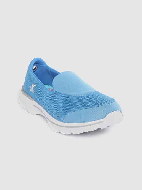 

KazarMax Women Blue Slip-On Walking Sneakers