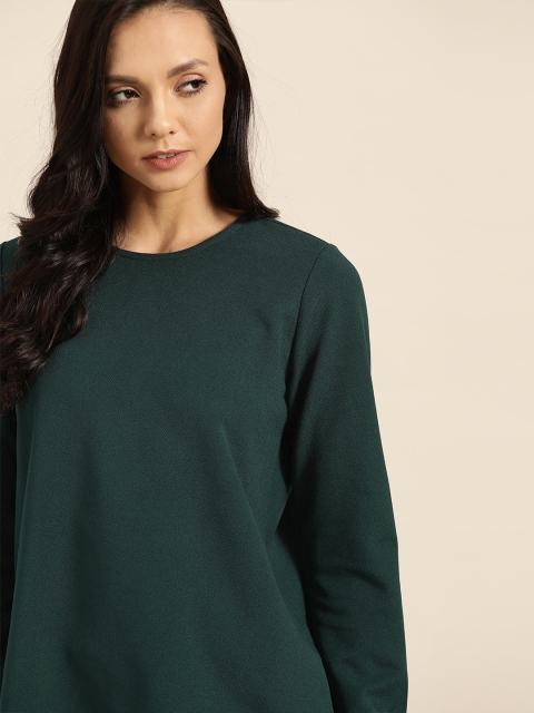 

her by invictus Women Green Solid Top