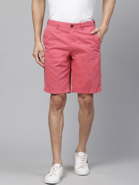 

Marks & Spencer Men Pink Solid Regular Fit Chino Shorts