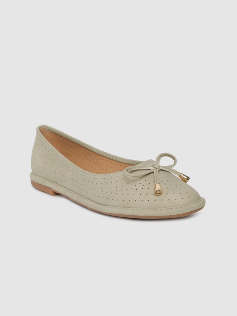 

Mast & Harbour Women Grey Solid Ballerinas