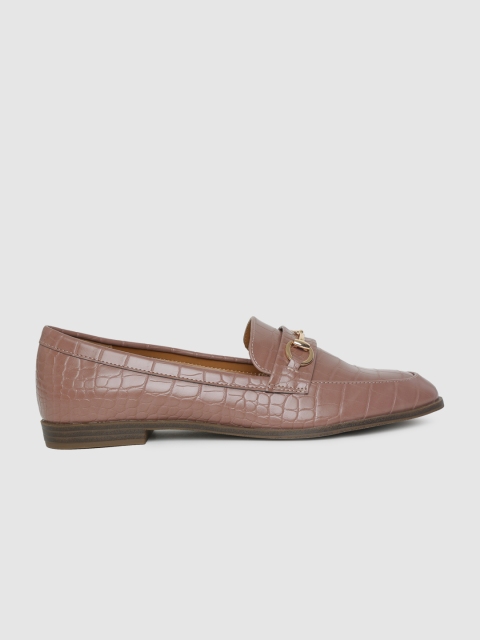 

CORSICA Women Pink Textured Loafers