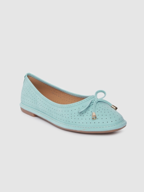 

Mast & Harbour Women Blue Solid Ballerinas