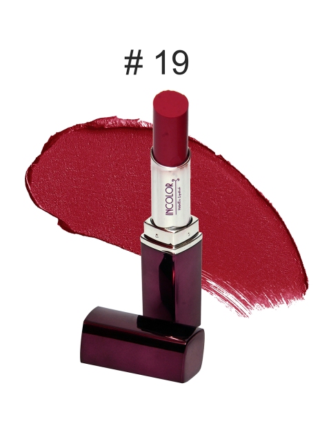 

INCOLOR Maroon Mettalic 19 Lipstick 3.7g