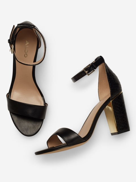 

ALDO Women Black Solid Heels