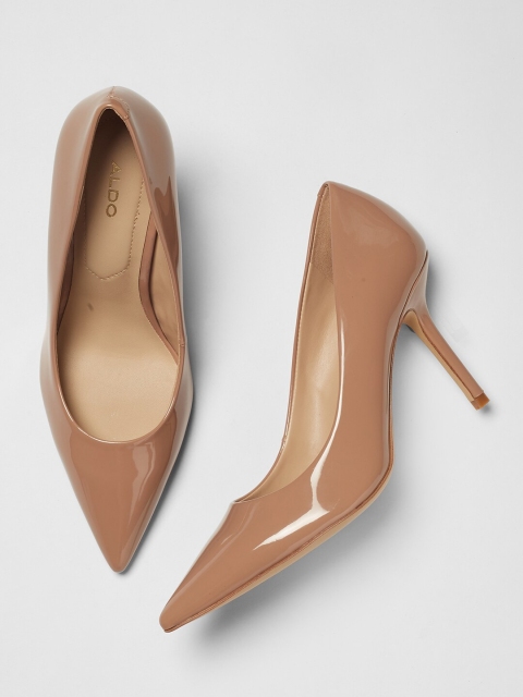 

ALDO Women Beige Solid Pumps