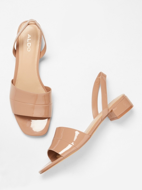 

ALDO Women Beige Solid Heels
