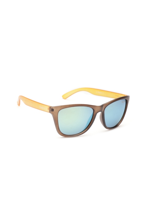 

Pepe Jeans Unisex Mirrored Wayfarer Sunglasses PJ7242C3 L S1, Blue