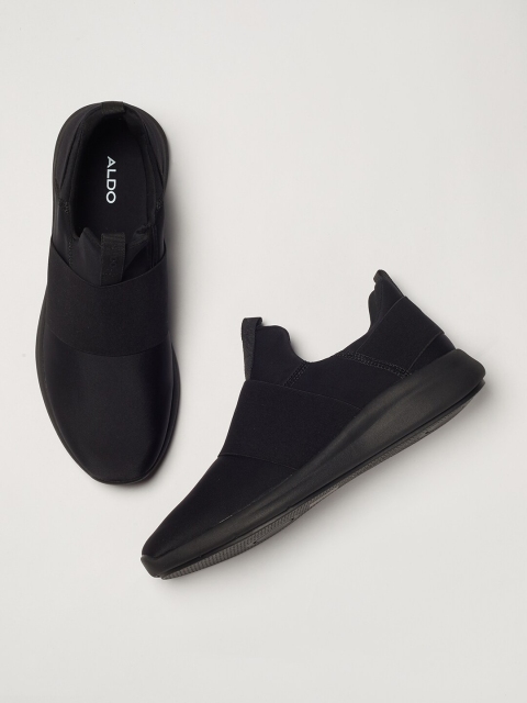 

ALDO Men Black Slip-On Sneakers