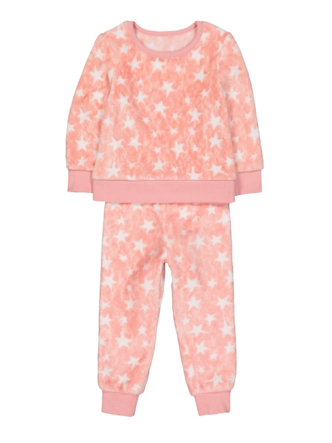 

mothercare Girls Pink Printed Night suit