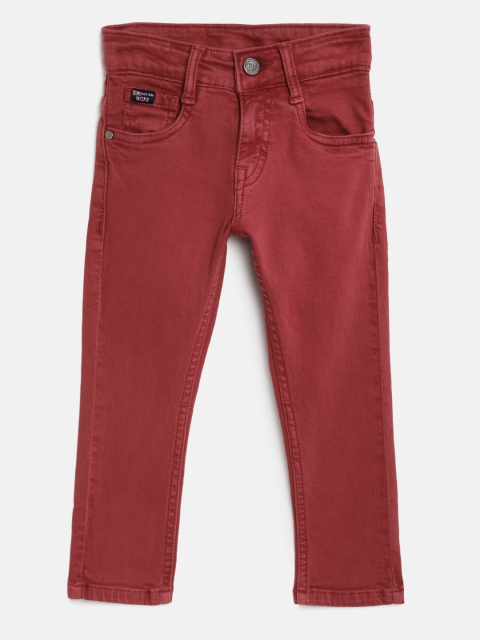 

Flying Machine Boys Brick Red Skinny Fit Mid-Rise Clean Look Stretchable Jeans
