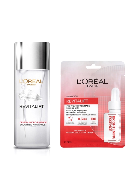 

L'Oreal Paris Women Set of Face Serum & Mask, White