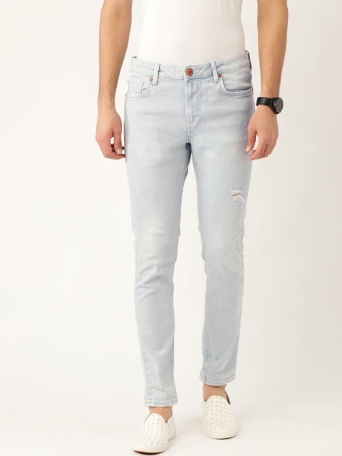 

United Colors of Benetton Men Blue Slim Straight Fit Mid-Rise Stretchable Jeans