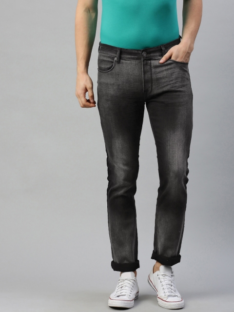 

BEAT LONDON by PEPE JEANS Men Black Soho Skinny Fit Low-Rise Clean Look Stretchable Jeans