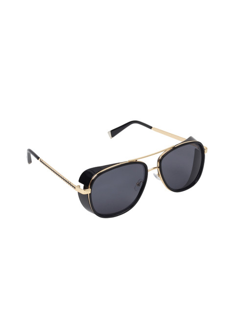 

Swiss Design Unisex Square Sunglasses, Black