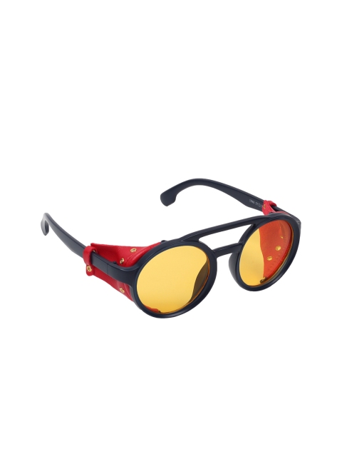 

Swiss Design Unisex Round Sunglasses, Yellow