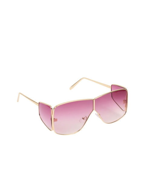 

Swiss Design Unisex Square Sunglasses, Purple