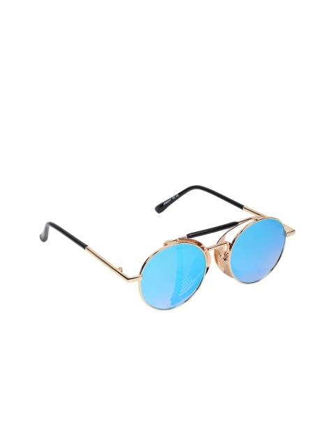 

Swiss Design Unisex Round Sunglasses, Blue