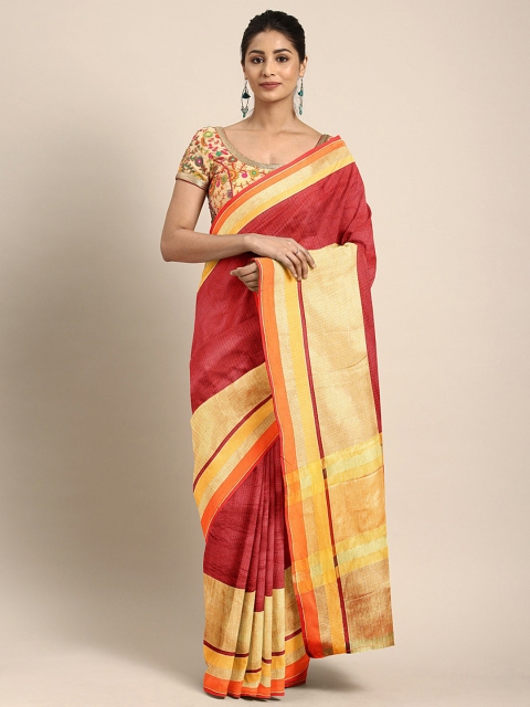 

Mitera Red Woven Design Kota Saree