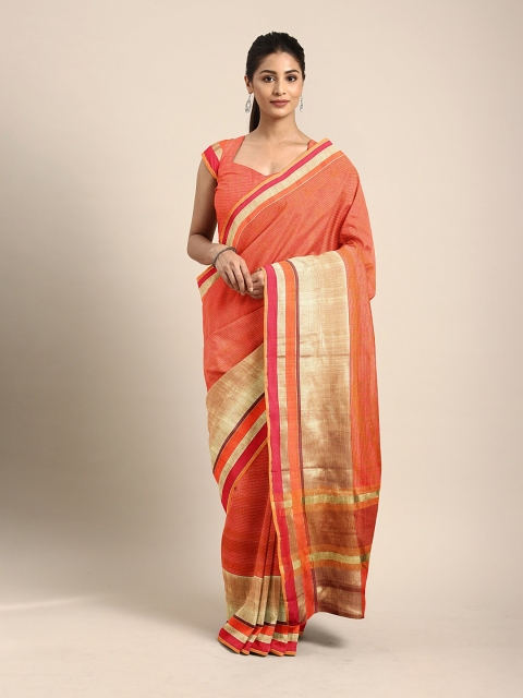 

Mitera Coral Woven Design Kota Saree