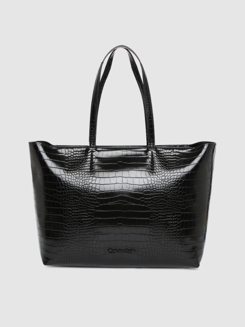 

Calvin Klein Women Black Textured Shoulder Bag
