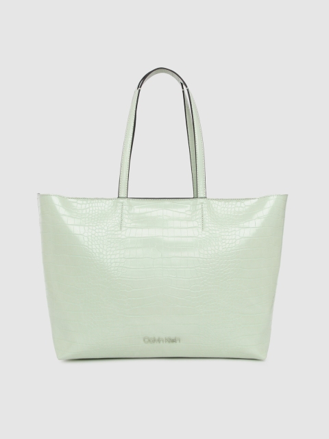 

Calvin Klein Women Green Textured Shoulder Bag