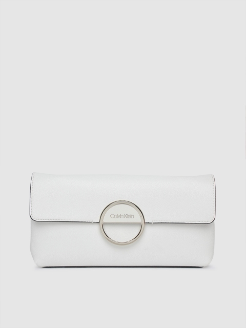 

Calvin Klein Women White Solid Sling bag