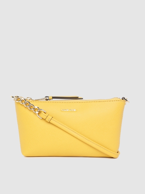 

Calvin Klein Women Yellow Solid Sling Bag