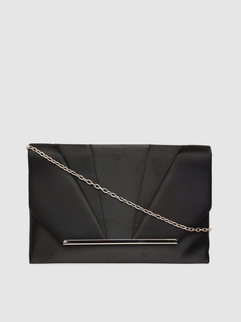 

Accessorize Women Black Solid Structured Sling Bag