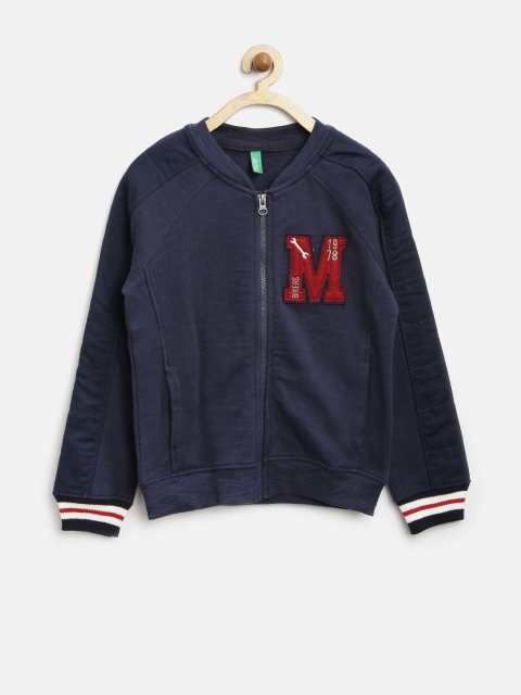 

United Colors of Benetton Boys Navy Sweatshirt, Navy blue