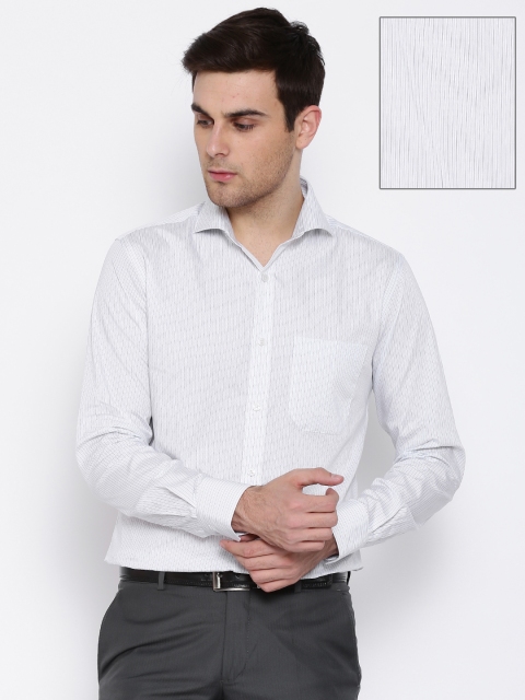 

Raymond White Striped Slim Fit Formal Shirt